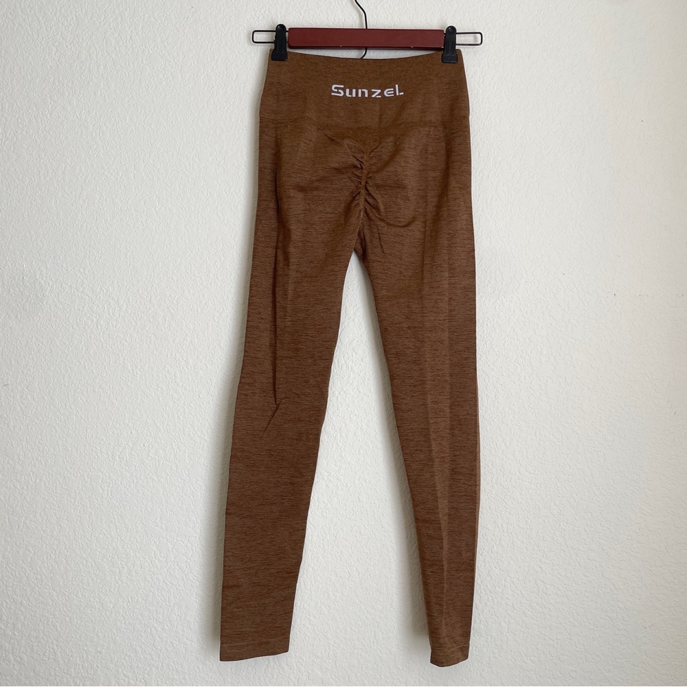 Sunzel butt lifting leggings- brown